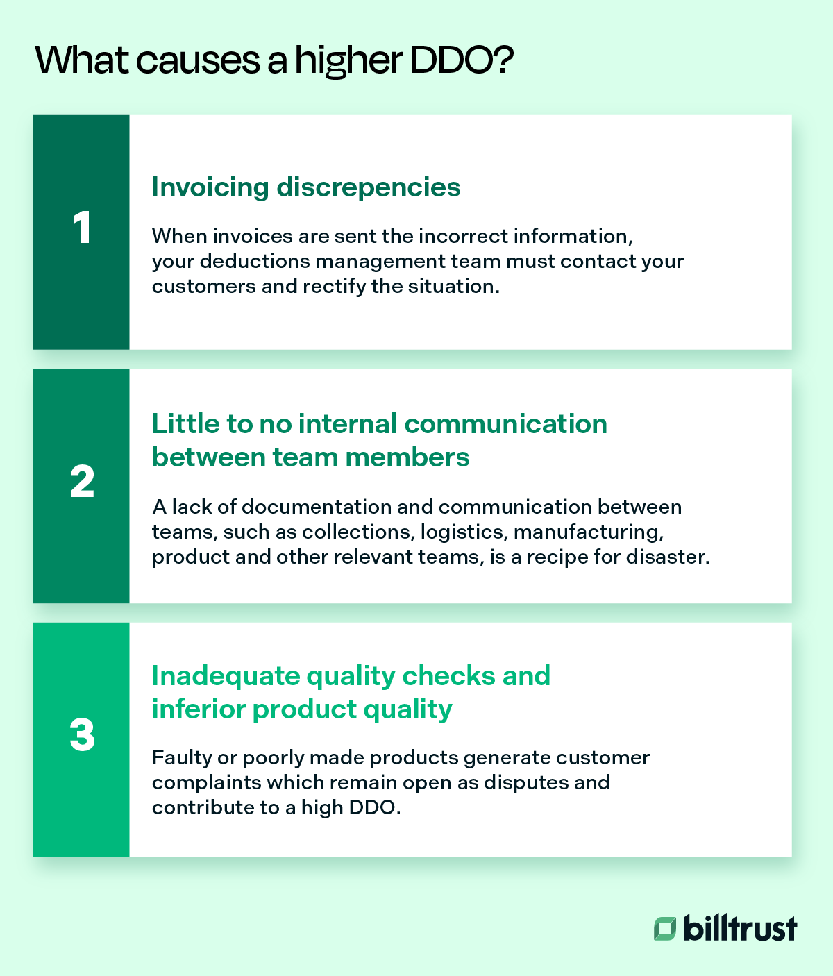 What causes higher DDO?