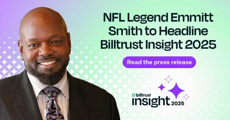 NFL Legend Emmitt Smith to Headline Billtrust Insight 2025