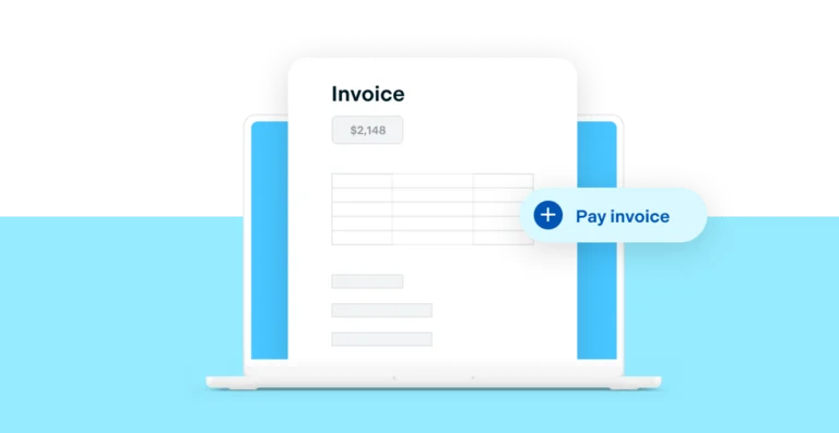 An icon representing the payment of an invoice