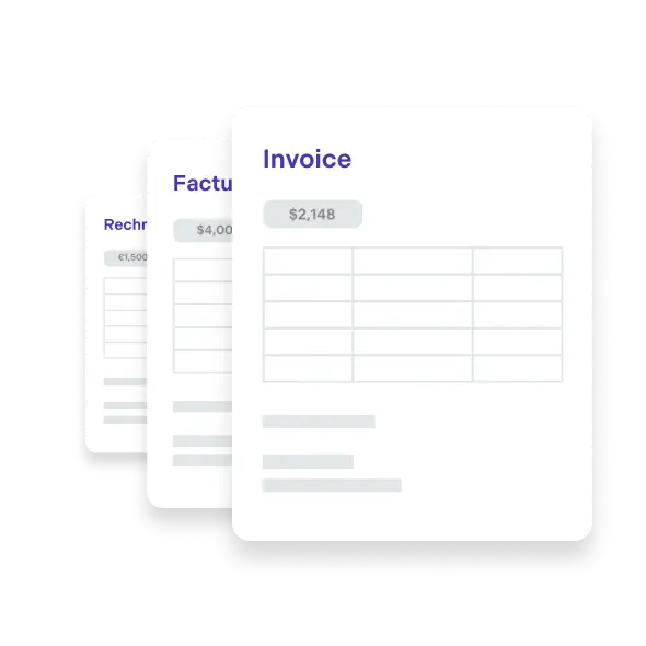 Invoice graphics