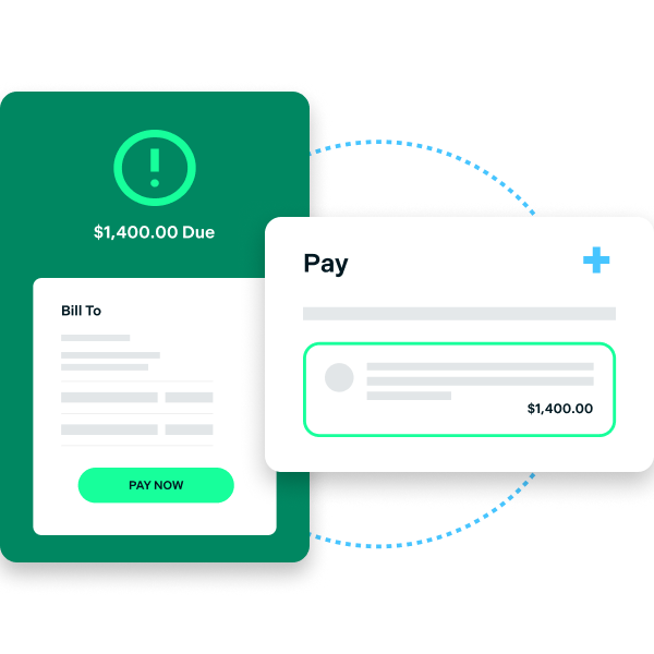 Invoice and payment graphic
