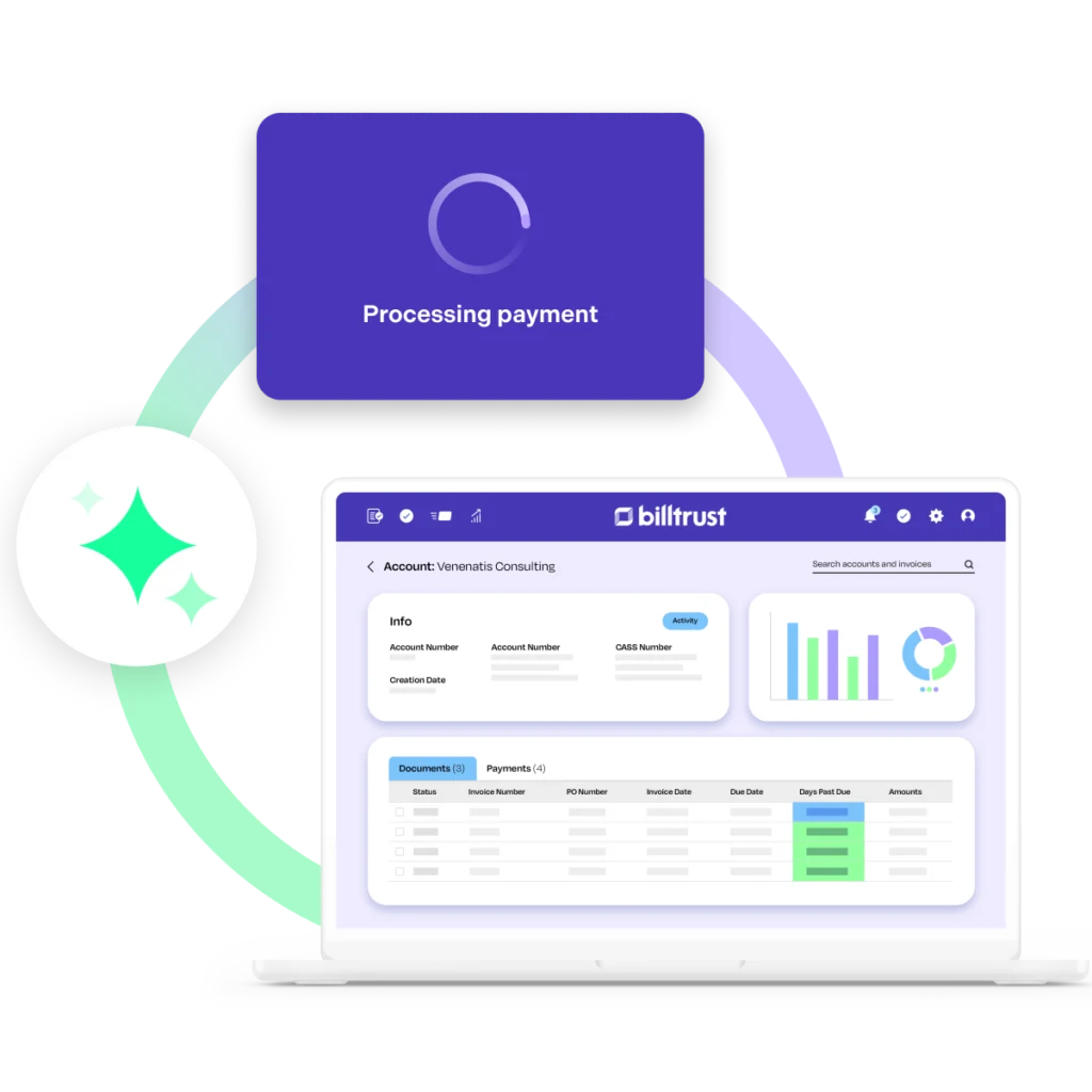 Payment processing graphic