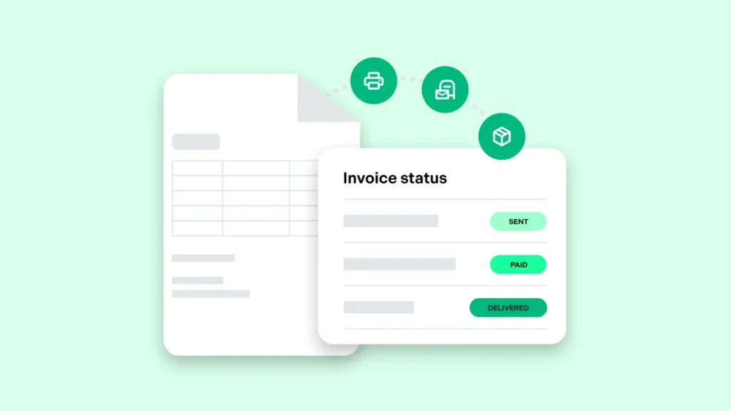 Invoice status graphic