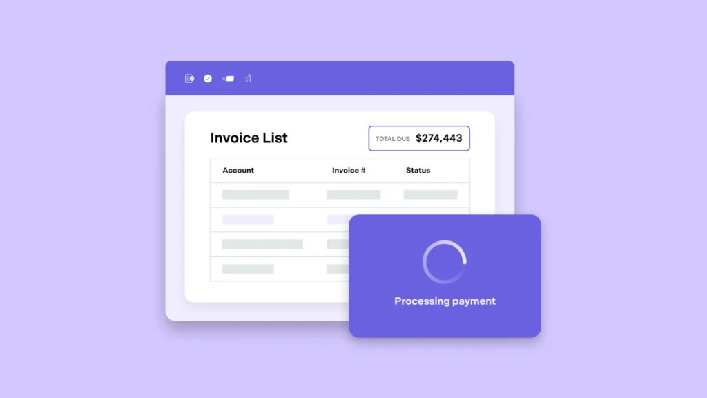 Invoice list graphic