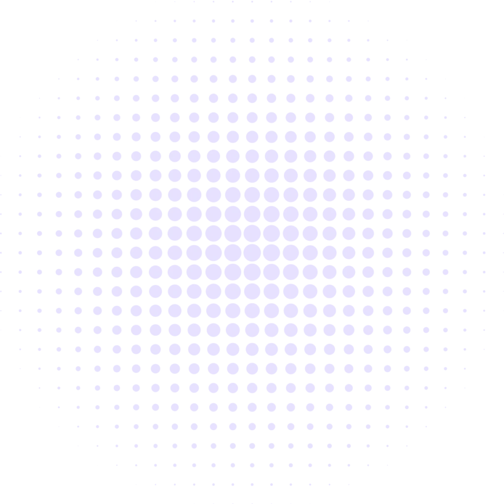 Radial dot pattern
