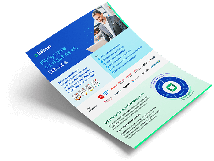 ERP systems are not built for AR. Billtrust is.