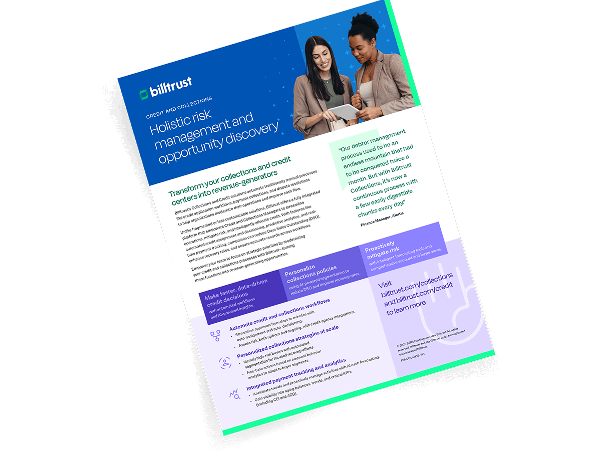 Mastheadafbeelding voor Billtrust krediet en debiteurenbeheer