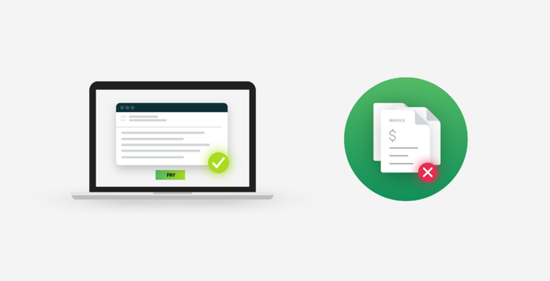 how to reduce missing invoices and errors with paperless automated invoices graphic