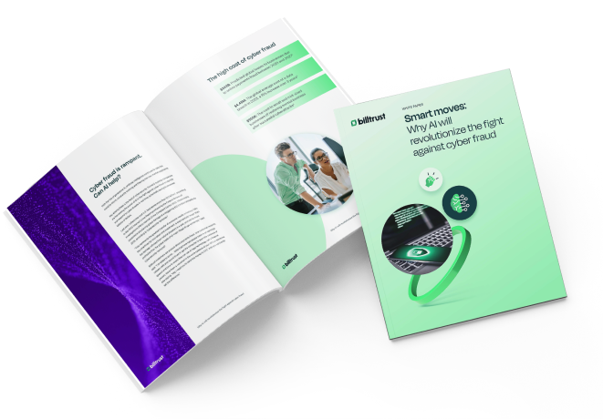 Smart moves: Why AI will revolutionize the fight against cyber fraud white paper mockup