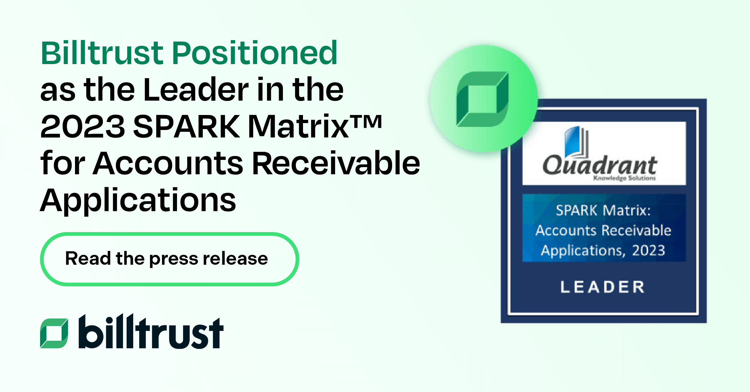 2023 receivables tech leader in the Spark Matri