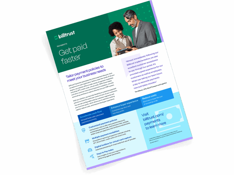 Mock-up of a guide on how to get paid faster as a business