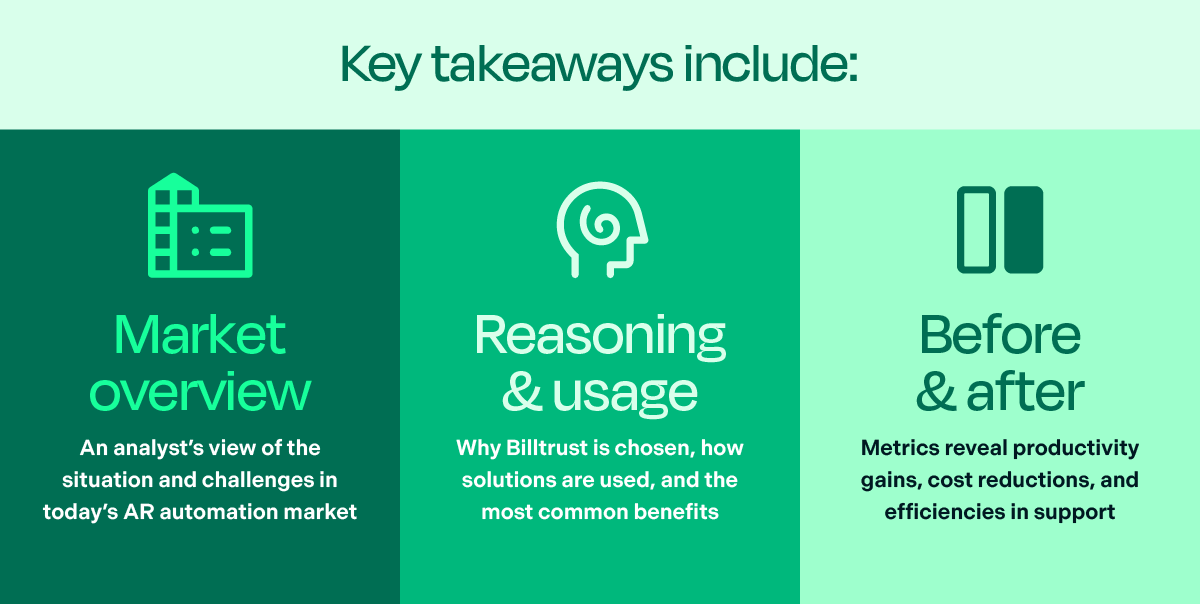 Key takeaways include: Market overview, Reasoning & usage, Before & after