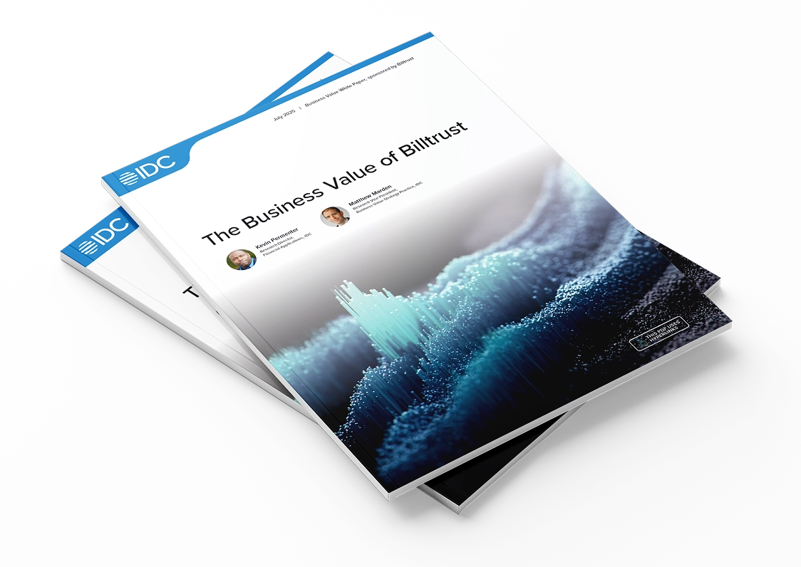 IDC Business Value of Billtrust Report Cover