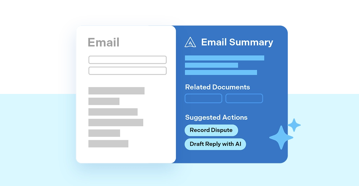 Agentic Email UI mock