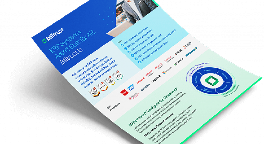 ERP systems are not built for AR. Billtrust is.