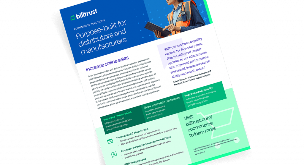 Billtrust eCommerce Masthead Image
