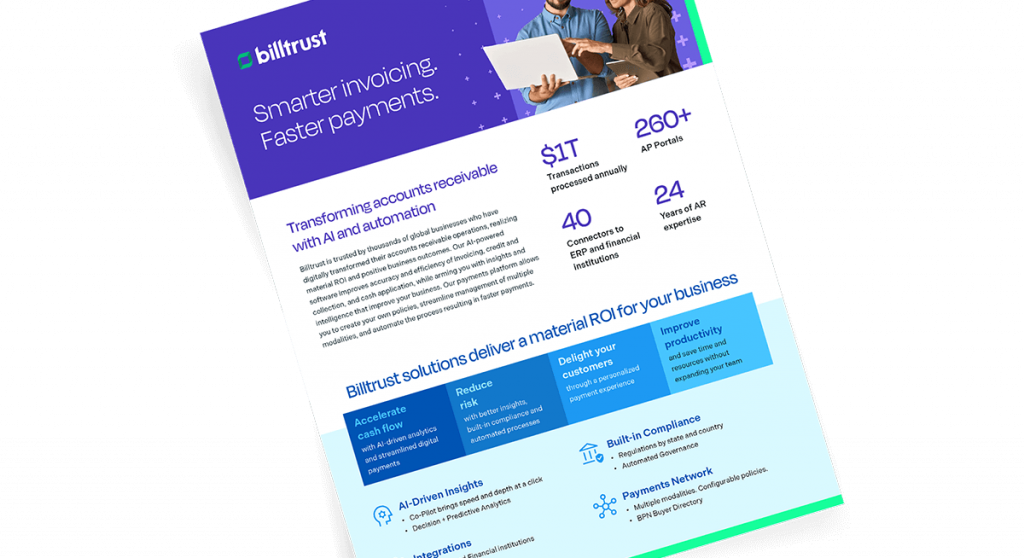 Billtrust Übersicht Lösungsleitfaden
