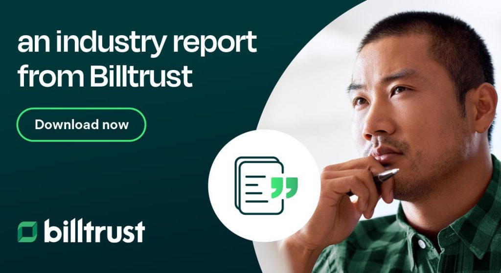 link to download an industry report from billtrust