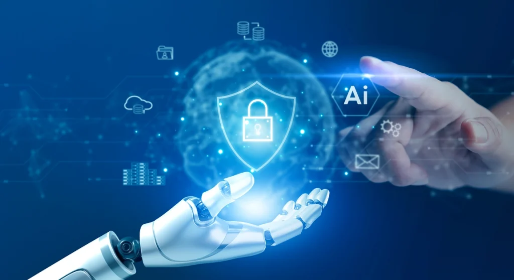 AI met hand en robothand