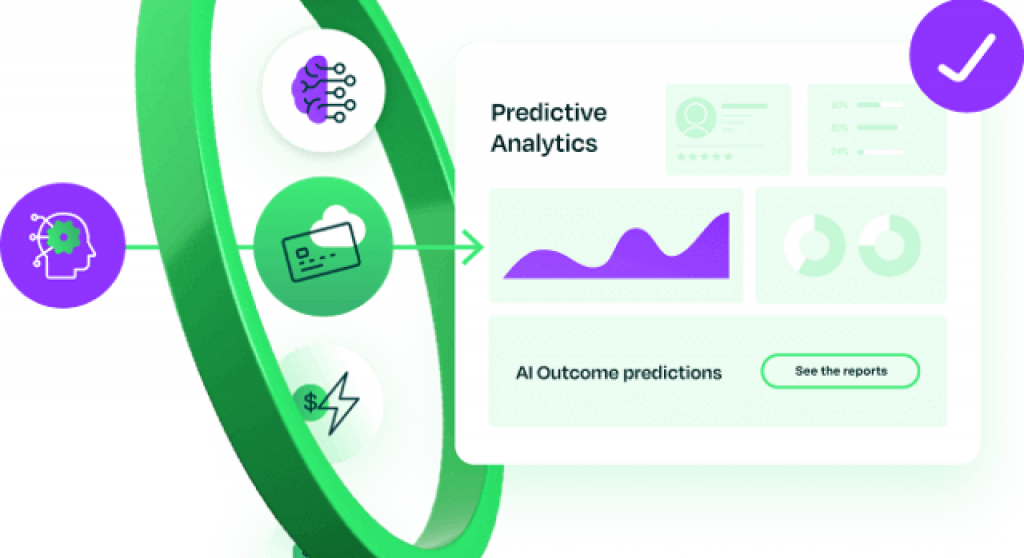 smarter cash application_masthead image_predictive analytics graphic